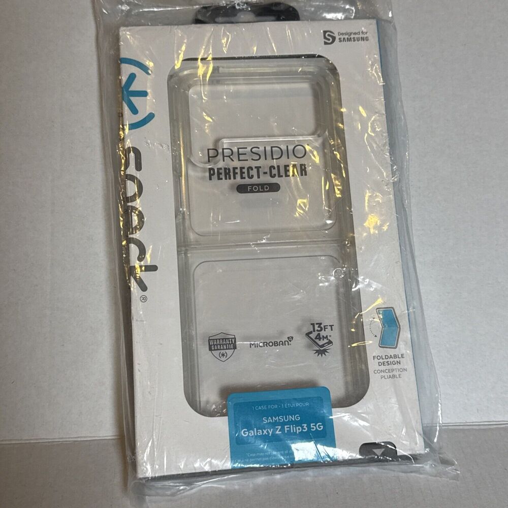 Samsung Galaxy Z Flip 3 5G SPECK PRESIDIO PERFECT-CLEAR Case Sealed
